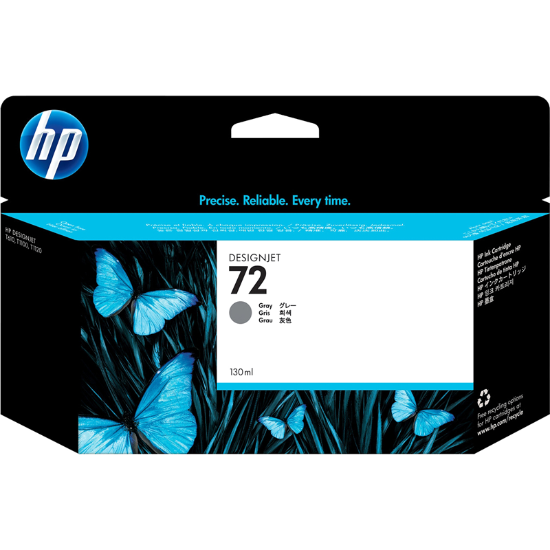 HP C9374A Картридж №72, Gray {DJ T610/T1100, Gray (130ml)}