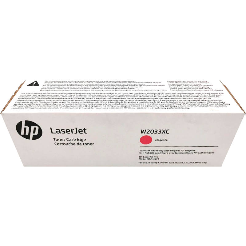 Картридж лазерный HP 415X W2033XC пурпурный (6000стр.) для HP CLJ Ent Flow M681z/682z/681f/681dh (техн.упак)