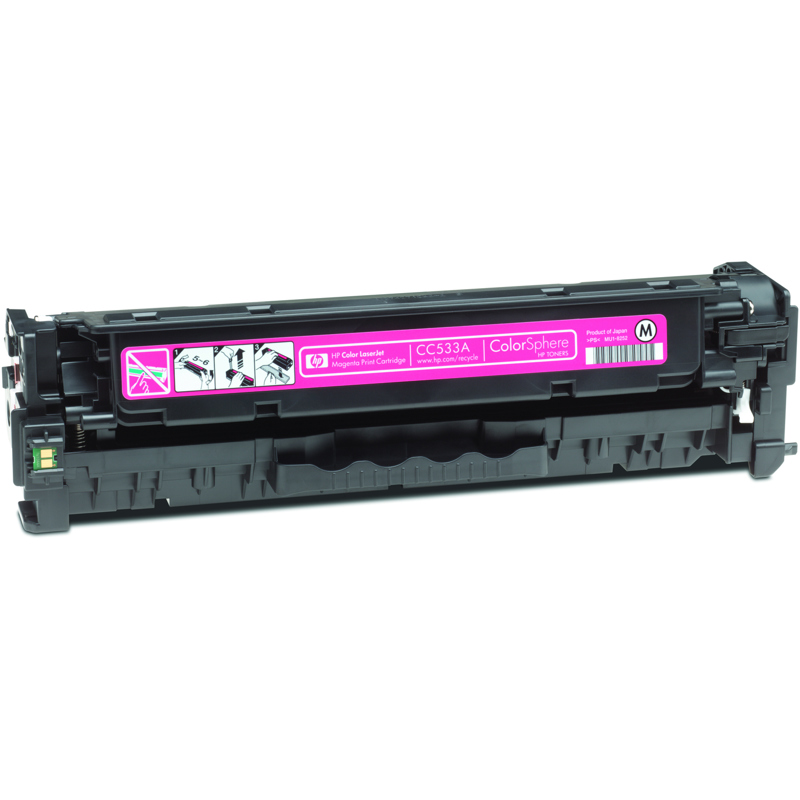 HP 304A Magenta Original LaserJet Print Cartridge (CC533A)