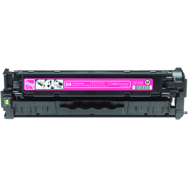 HP 304A Magenta Original LaserJet Print Cartridge (CC533A)