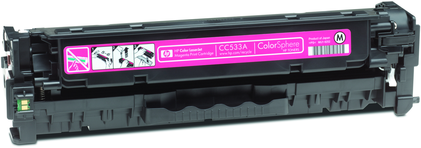 HP 304A Magenta Original LaserJet Print Cartridge (CC533A)