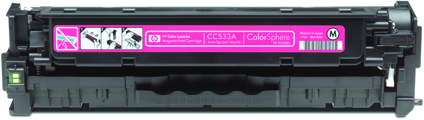 HP 304A Magenta Original LaserJet Print Cartridge (CC533A)