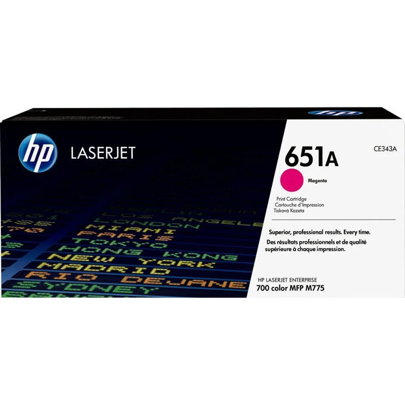 HP 651A Magenta Original LaserJet Print Cartridge (CE343A)