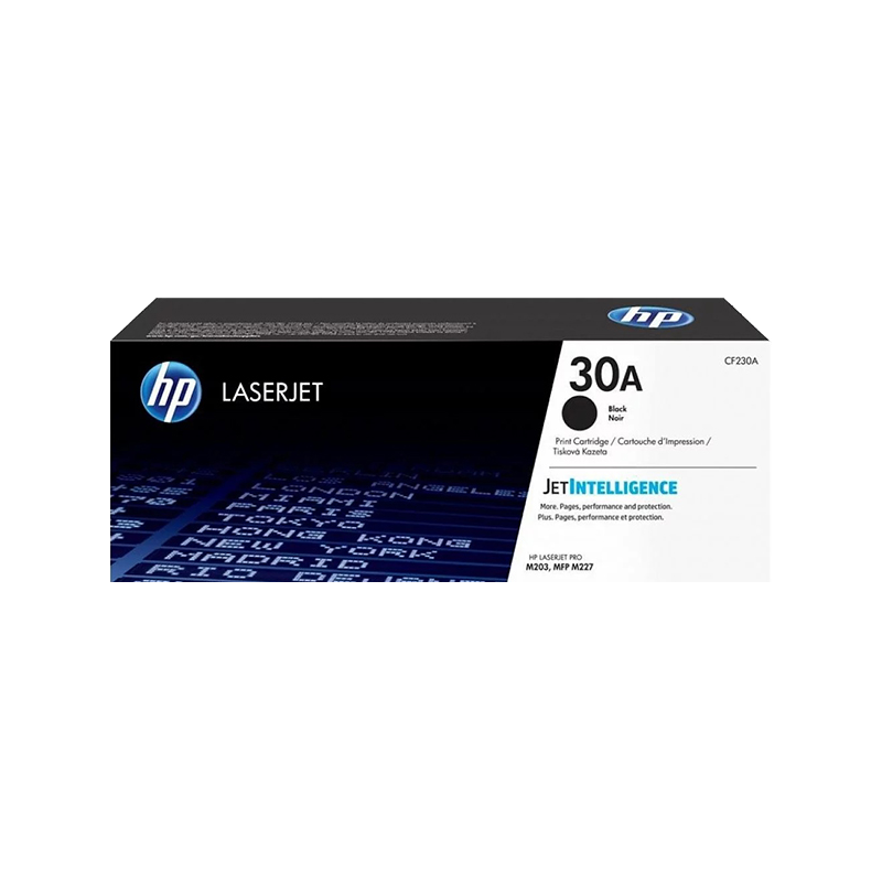HP 30A Black Original LaserJet Toner Cartridge (CF230A)