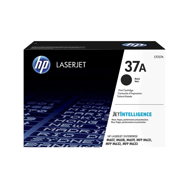 HP 37A Black Original LaserJet Toner Cartridge (CF237A)