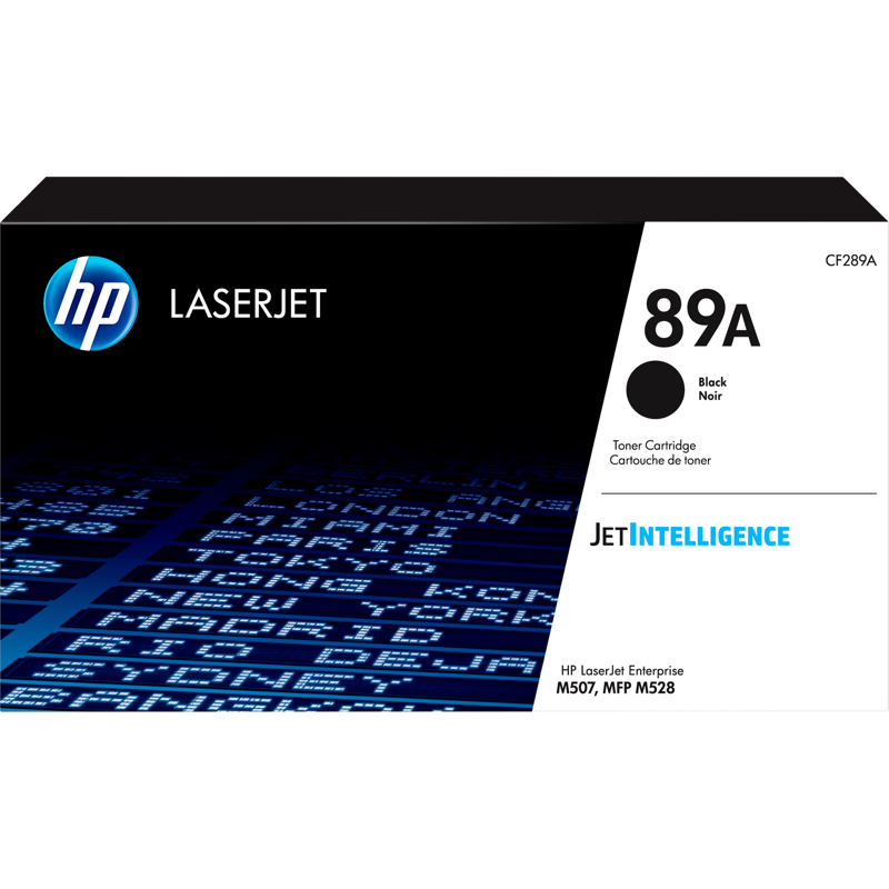 HP 89A Black Original LaserJet Toner Cartridge (CF289A)