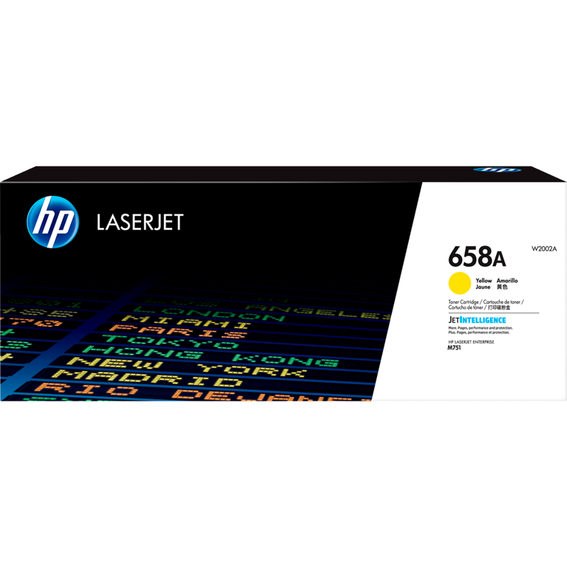 HP 658A Yellow Original LaserJet Toner Cartridge (W2002A)