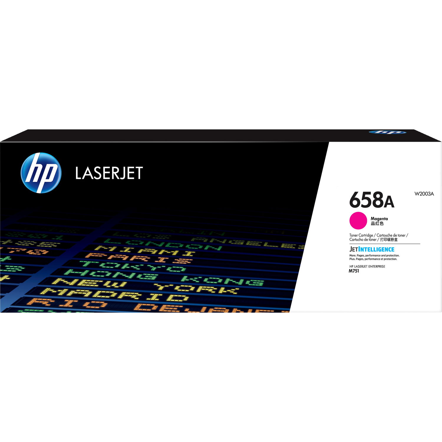 HP 658A Magenta Original LaserJet Toner Cartridge (W2003A)