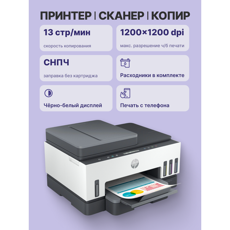 HP Smart Tank 750 All-in-One Printer