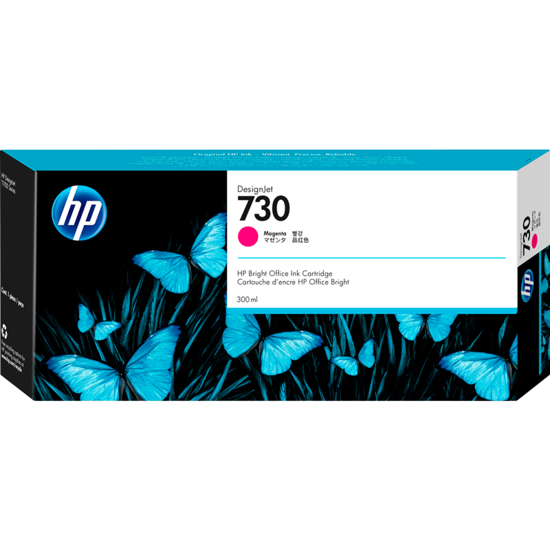 HP 730 P2V69A Картридж HP красный {HP DesignJet T1700, (300 мл)}
