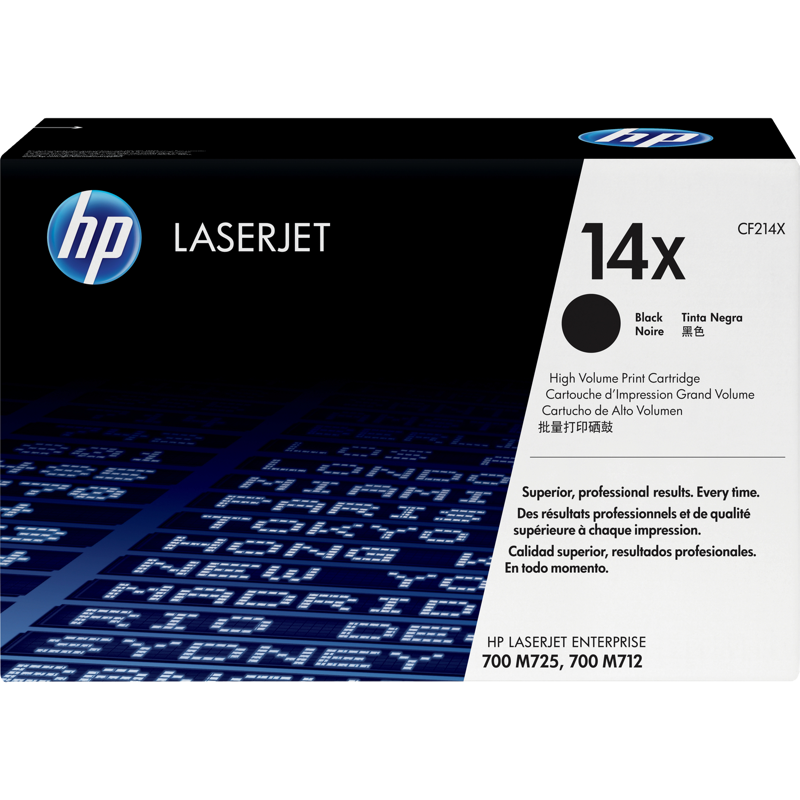 HP 14X Black LaserJet Toner Cartridge (CF214X)