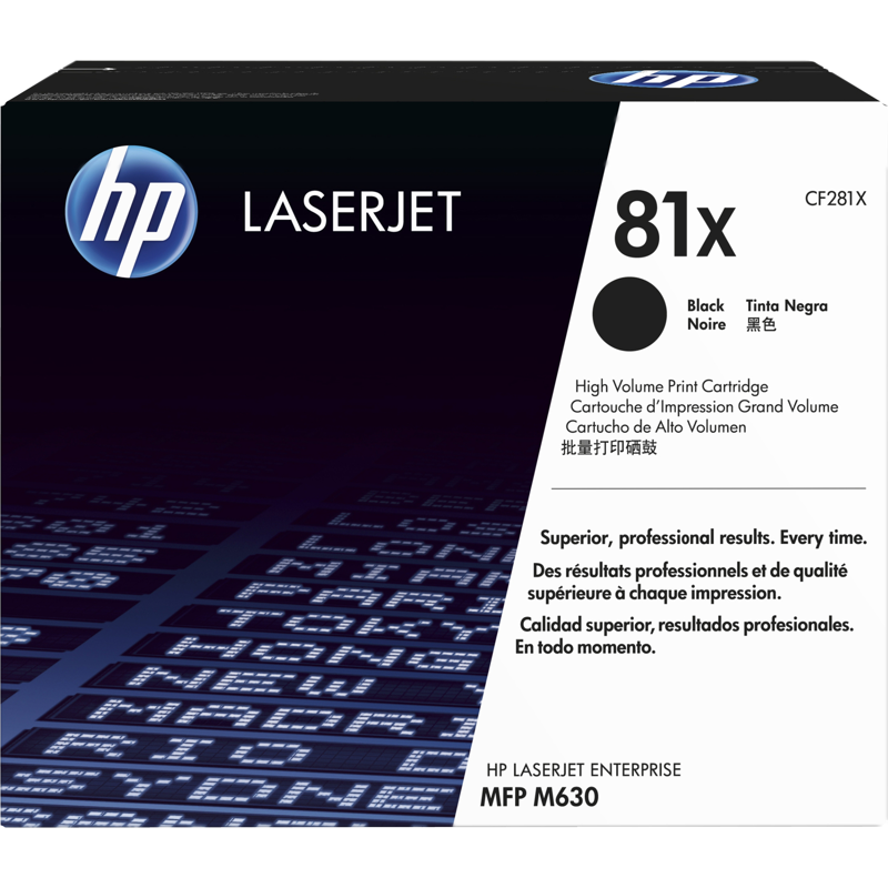 HP CF281X Картридж, Black {LJ ENTERPRISE MFP M630, (25000стр.)}