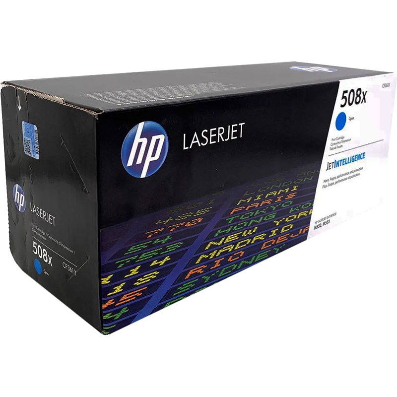 HP 508X Cyan Original LaserJet Toner Cartridge (CF361X)