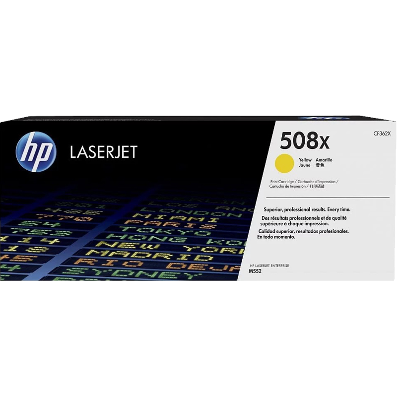 HP 508X Yellow Original LaserJet Toner Cartridge (CF362X)