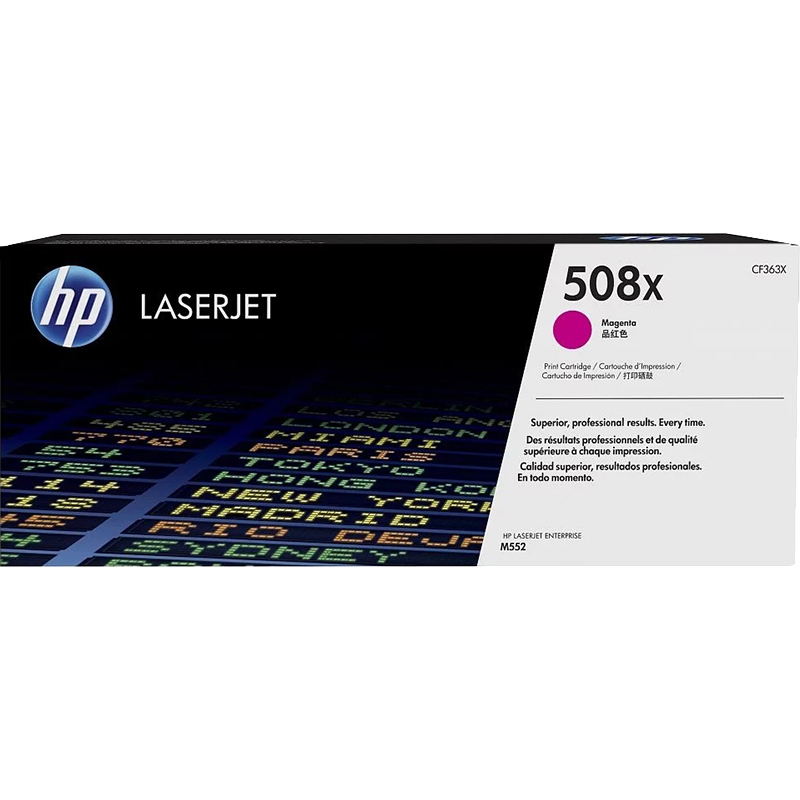 HP 508X Magenta Original LaserJet Toner Cartridge (CF363X)