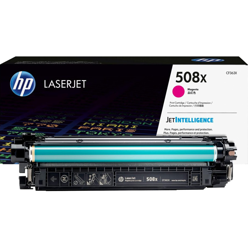 HP 508X Magenta Original LaserJet Toner Cartridge (CF363X)