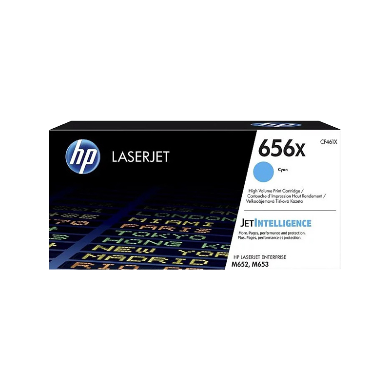 HP 656X Cyan Original LaserJet Toner Cartridge (CF461X)