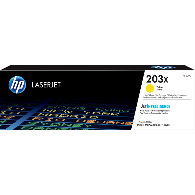 HP LaserJet 203X Yellow (CF542X)