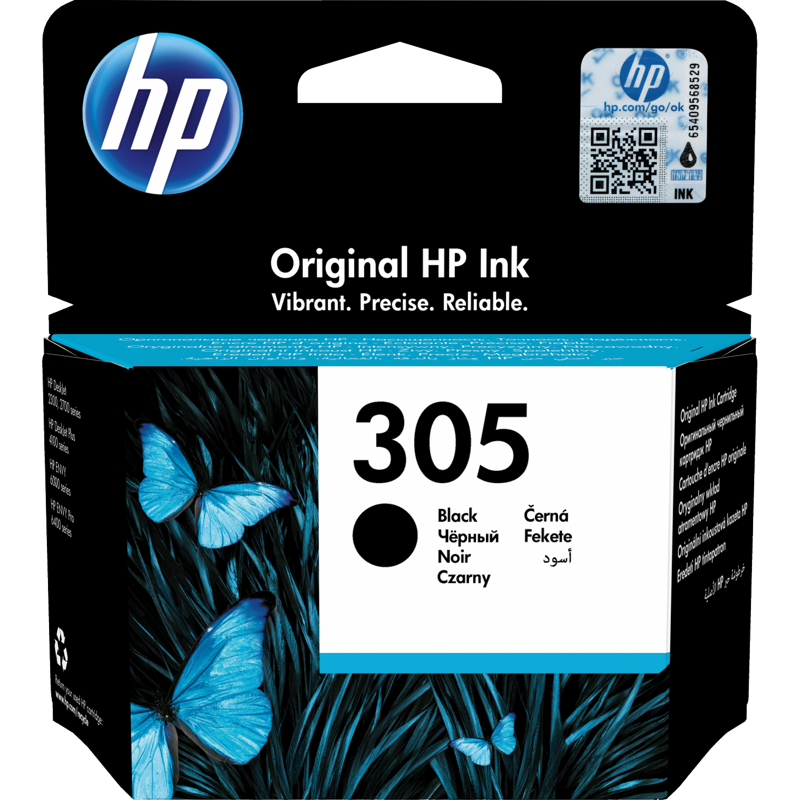 Картридж струйный HP 305 3YM61AE черный (120стр.) (17.9мл) для HP DJ 2320/2710/2720