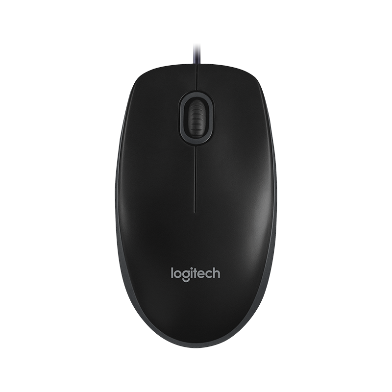 910-003357/910-006605 Мышь Logitech B100 Black USB OEM