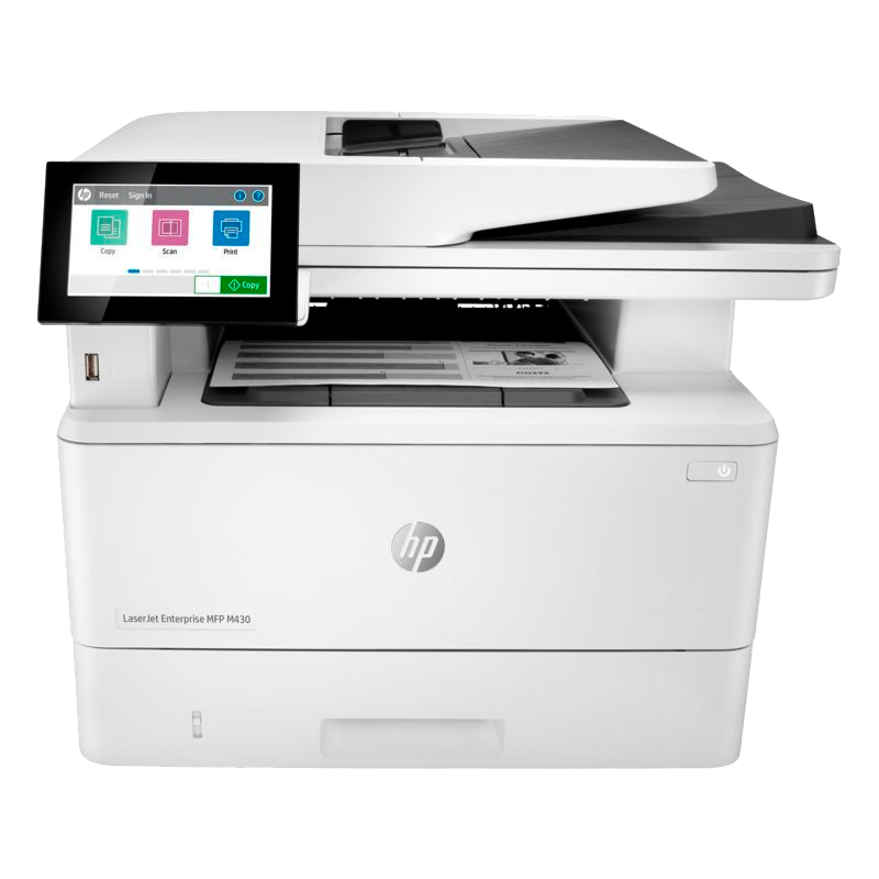 HP LaserJet Ent M430f (3PZ55A) {A4, 1200dpi, 40ppm, 2048Mb, 2лотка(250+100л), duplex, ePrint, USB/GLAN}