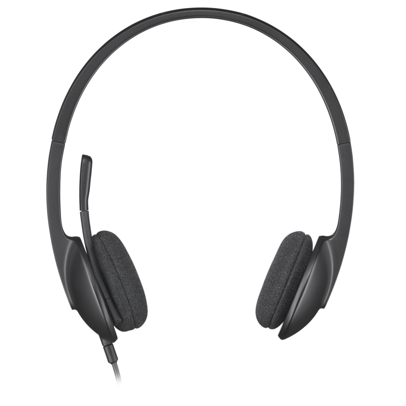 Гарнитура Logitech Headset H340, Stereo, USB, CN, [981-000475/981-000509]