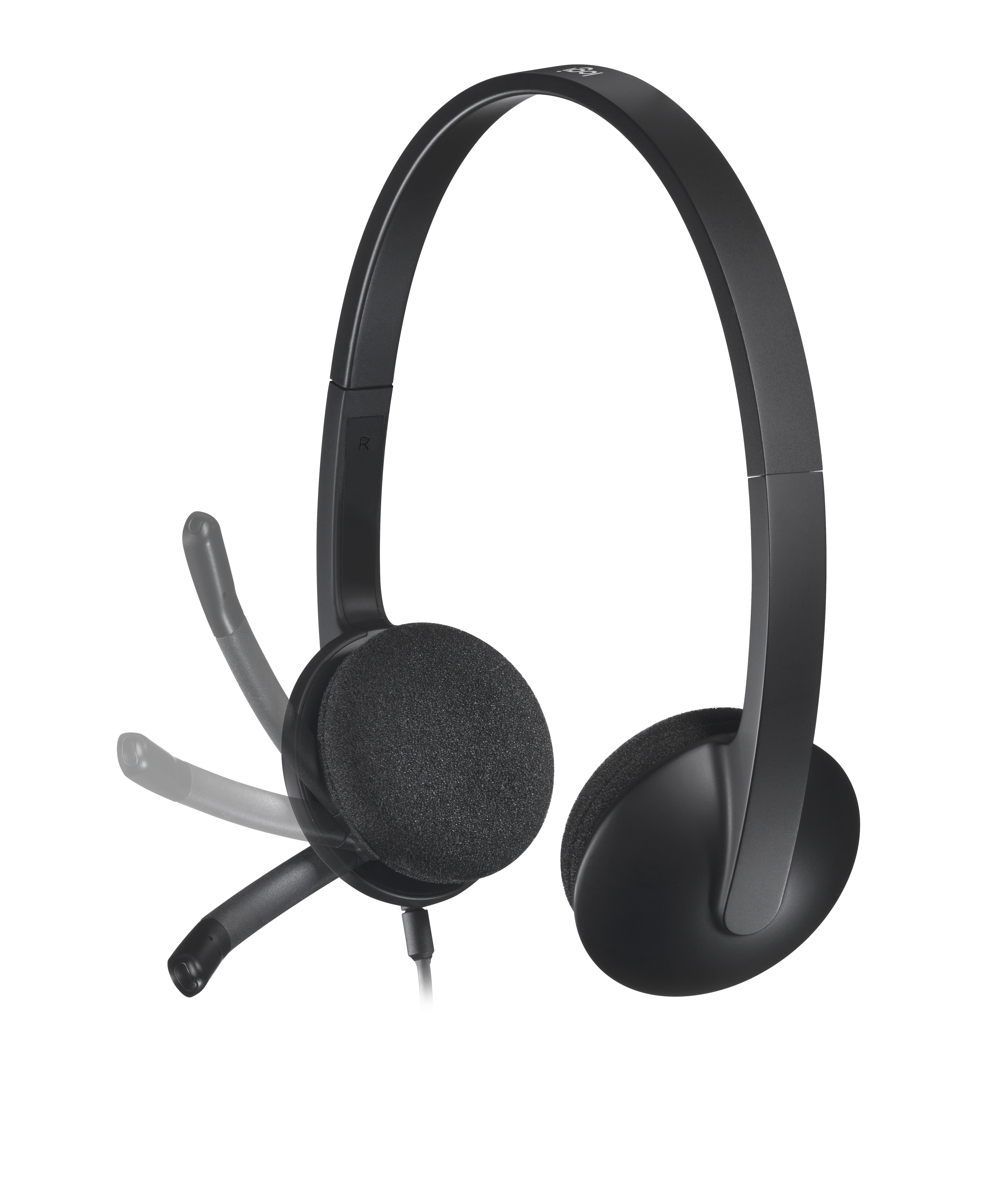 Гарнитура Logitech Headset H340, Stereo, USB, CN, [981-000475/981-000509]