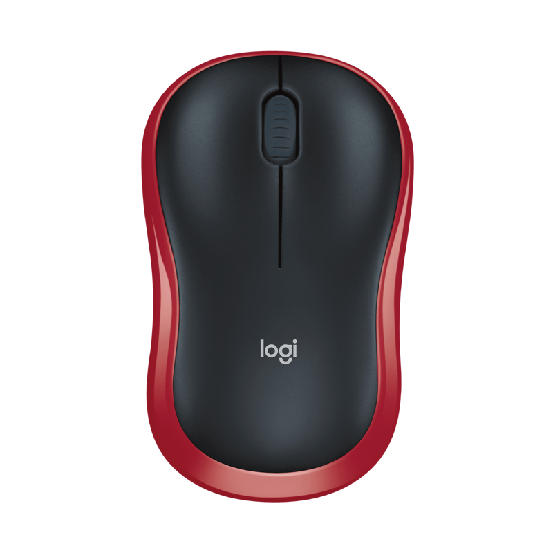 Mouse Logitech Wireless M185 Red