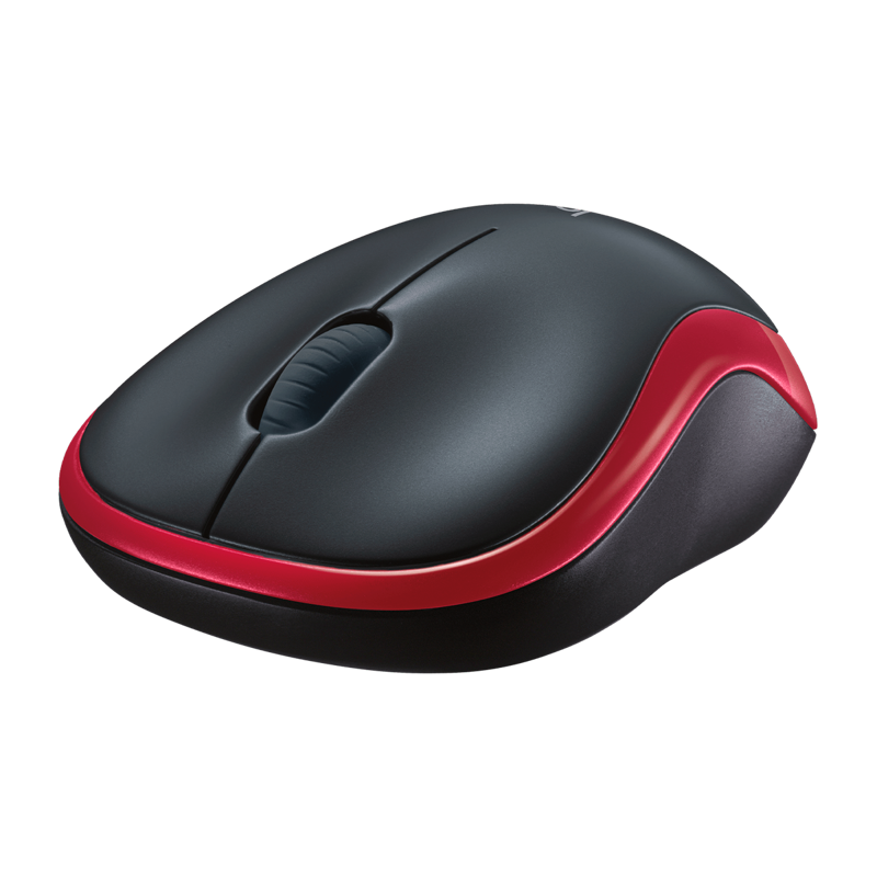 Mouse Logitech Wireless M185 Red
