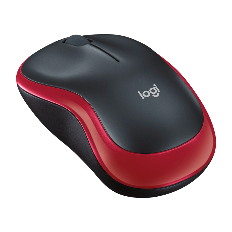 Mouse Logitech Wireless M185 Red