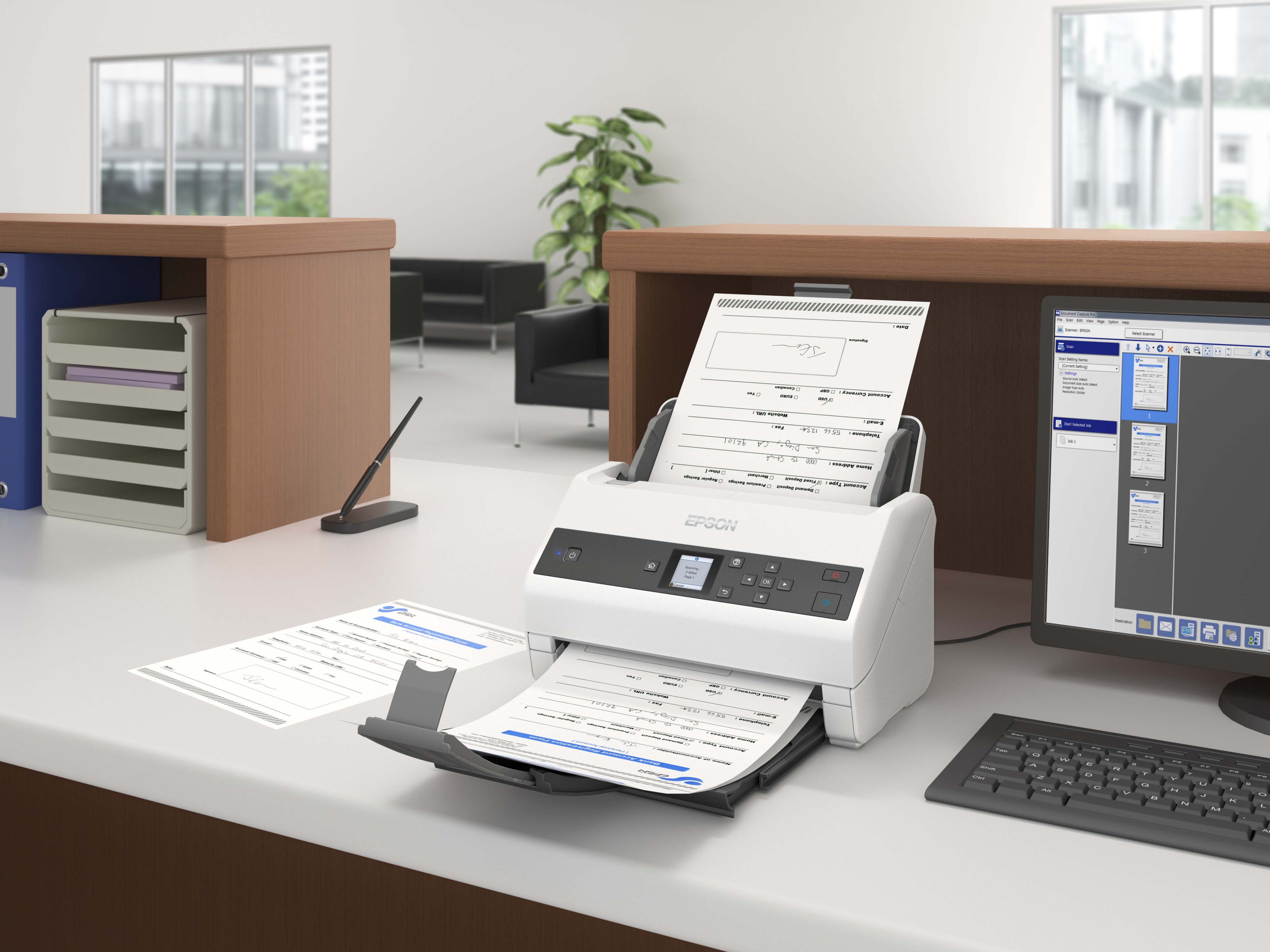 Сканер Epson WorkForce DS-870 А4 арт. B11B250401