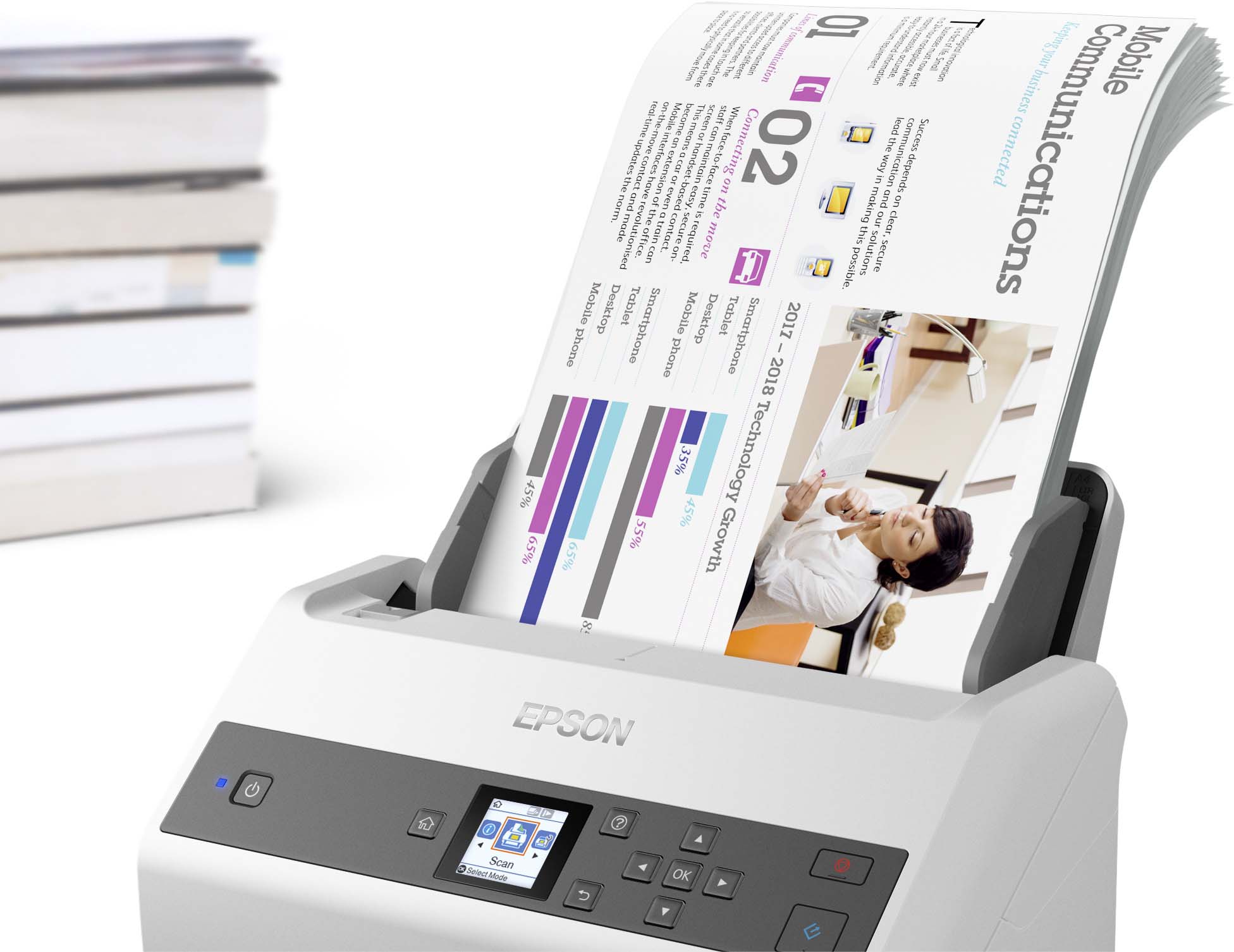 Сканер Epson WorkForce DS-870 А4 арт. B11B250401