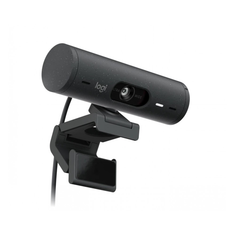 Веб-камера Logitech Webcam Brio 500, 1920x1080, GRAPHITE, 4Mp, защитная шторка, USB-C, [960-001422]