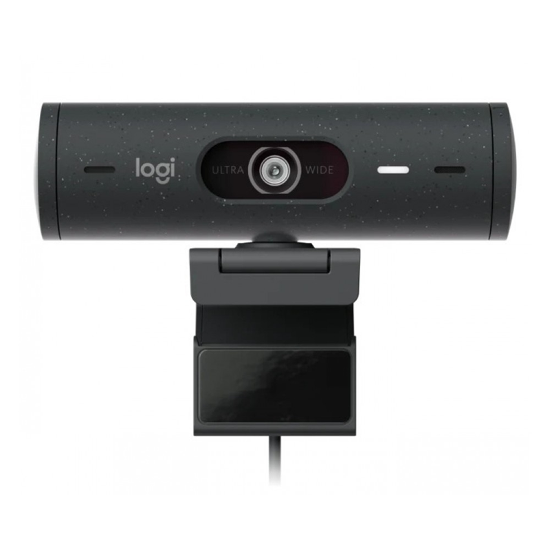 Веб-камера Logitech Webcam Brio 500, 1920x1080, GRAPHITE, 4Mp, защитная шторка, USB-C, [960-001422]