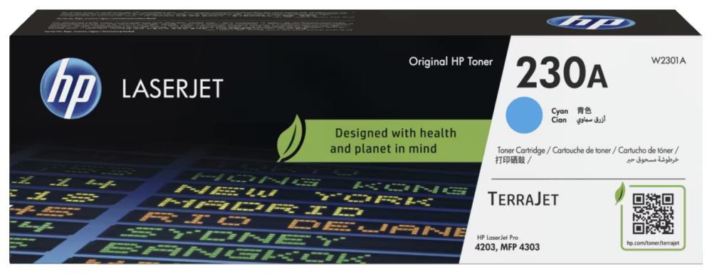 Тонер-картридж/ HP 230A Cyan Original LaserJet Toner Cartridge арт. W2301A