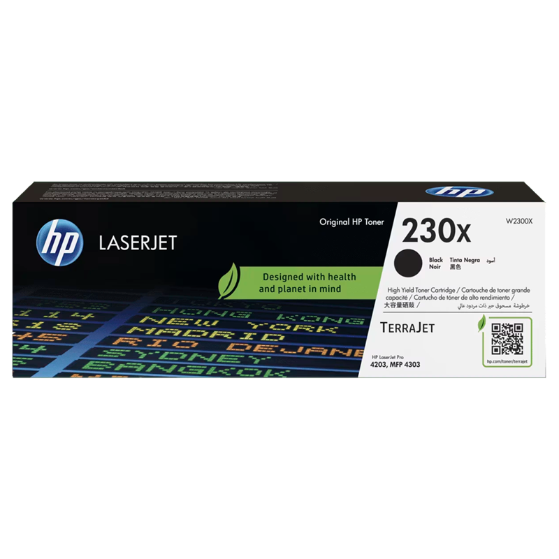Cartridge HP 230X для HP Color LaserJet Pro 4203/4303 черный (7 500 стр.) HP Inc. арт. W2300X