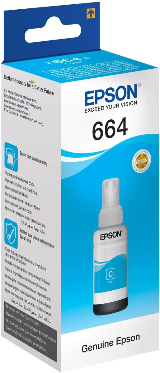 Epson L100 Cyan ink bottle 70ml (C13T66424A)