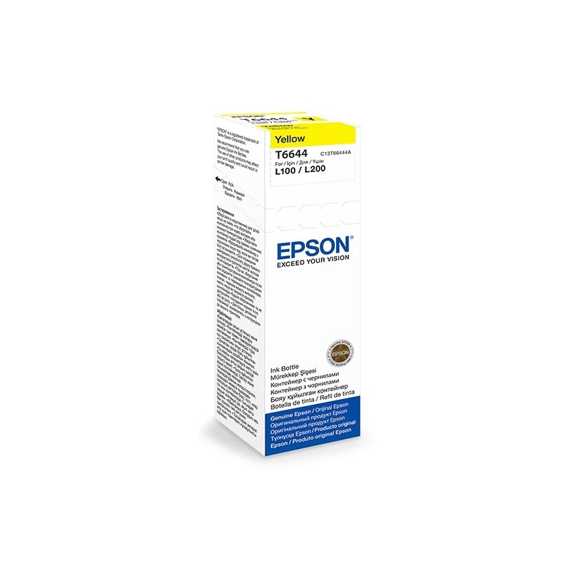Epson L100 Yellow ink bottle 70ml (C13T66444A)