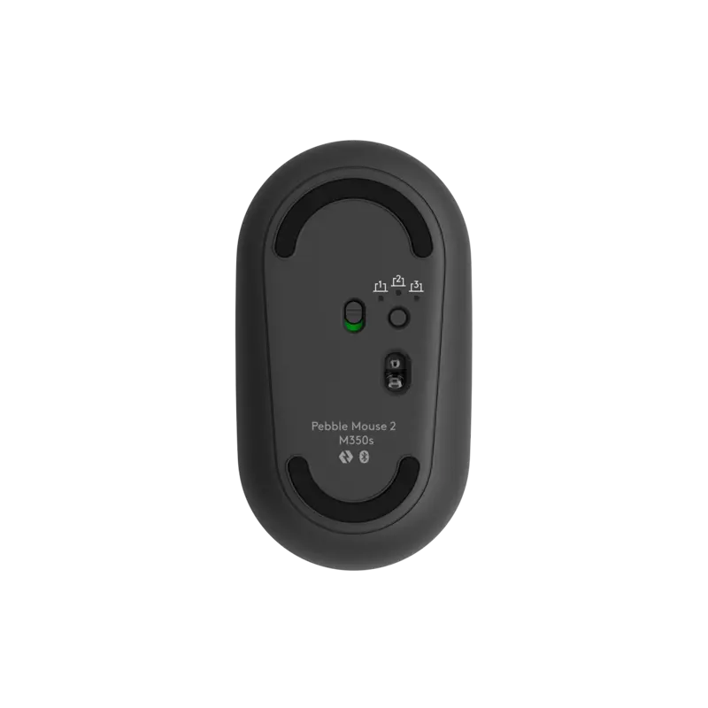 Мышь Logitech Wireless Mouse Pebble 2 M350s, Bluetooth, GRAPHITE, [910-007015]