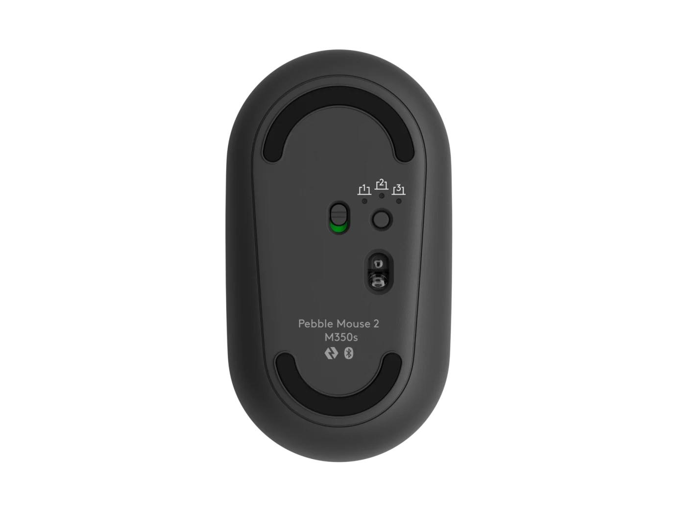 Мышь Logitech Wireless Mouse Pebble 2 M350s, Bluetooth, GRAPHITE, [910-007015]