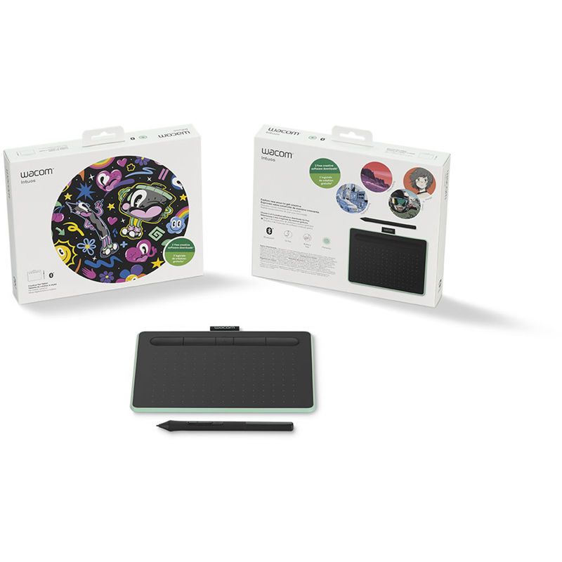Графический планшет Wacom Intuos S Bluetooth арт. CTL-4100WLE-N