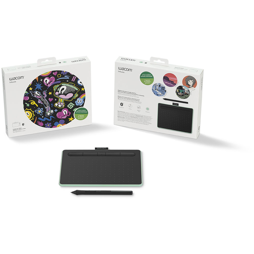 Графический планшет Wacom Intuos S Bluetooth арт. CTL-4100WLE-N