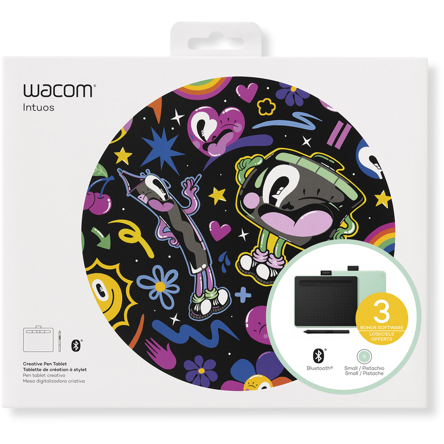 Графический планшет Wacom Intuos S Bluetooth арт. CTL-4100WLE-N