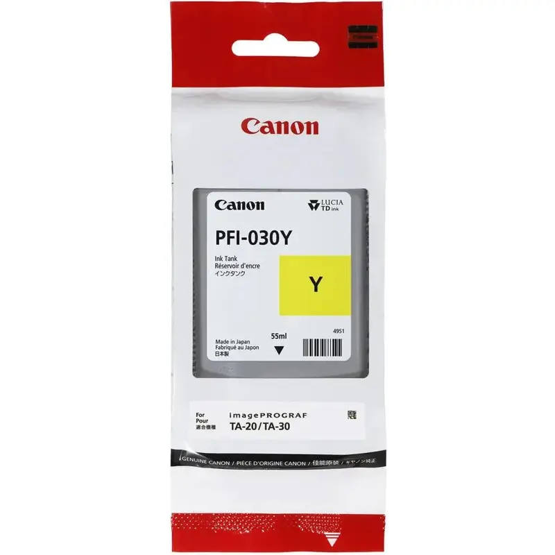Картридж/ INK TANK PFI-030 YELLOW Canon арт. 3492C001