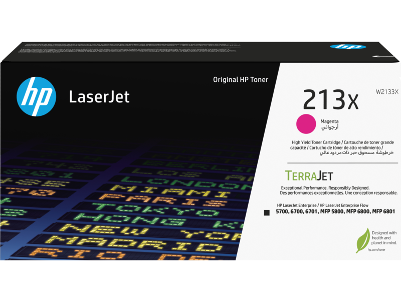 Тонер-картридж HP 213X High Yield Magenta Original LaserJet Toner Cartridge арт. W2133X