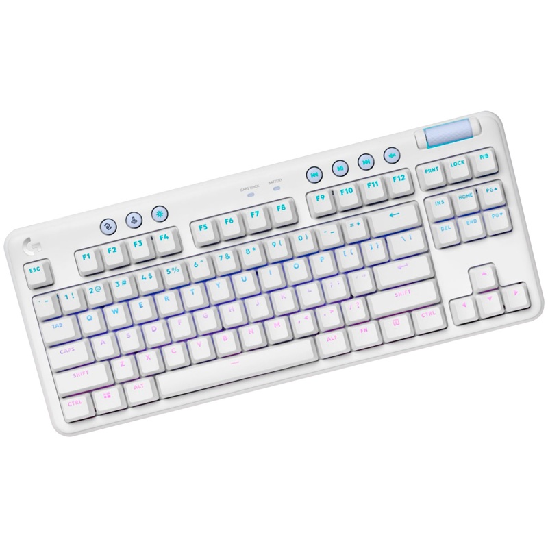 920-010464 Клавиатура игровая механическая Logitech G715 TKL Tactile LIGHTSPEED RGB OFF WHITE