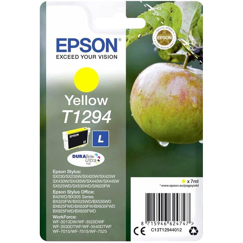 Epson Т1294 Yellow (C13T12944012)