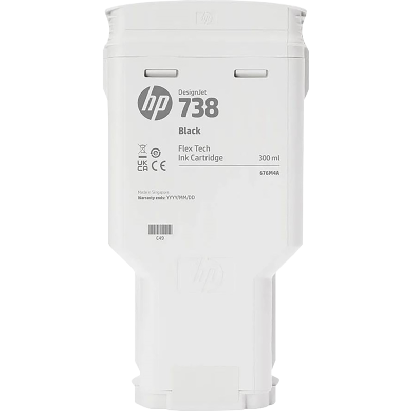 Картридж HP 738 498N8A 300-ml Black DesignJet Ink Cartridge