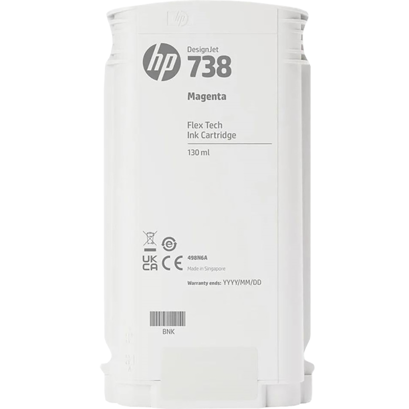 Картридж HP 738 498N6A 130-ml Magenta DesignJet Ink Cartridge