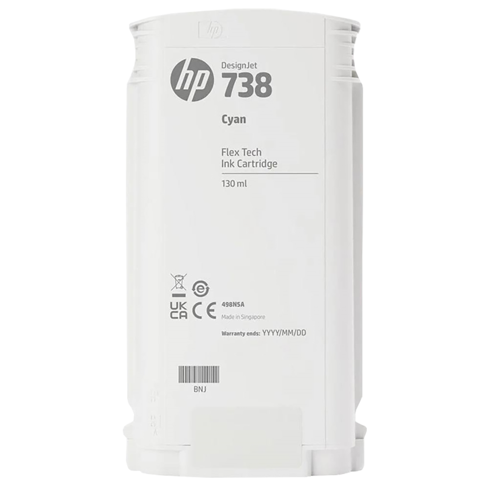 Картридж HP 738 498N5A 130-ml Cyan DesignJet Ink Cartridge
